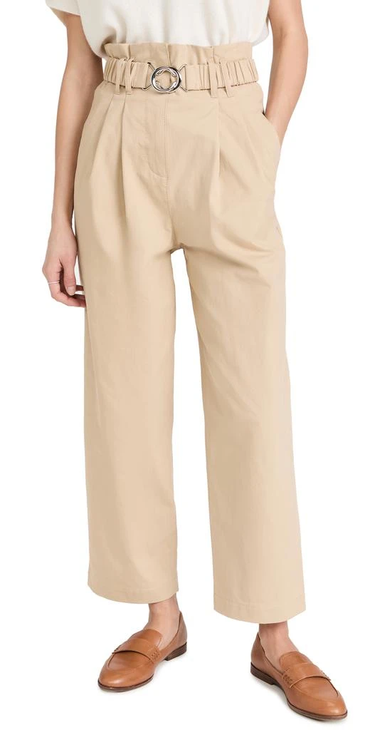 商品Derek Lam|Derek Lam 10 Crosby Atto 系腰带纸包长裤,价格¥887,第1张图片