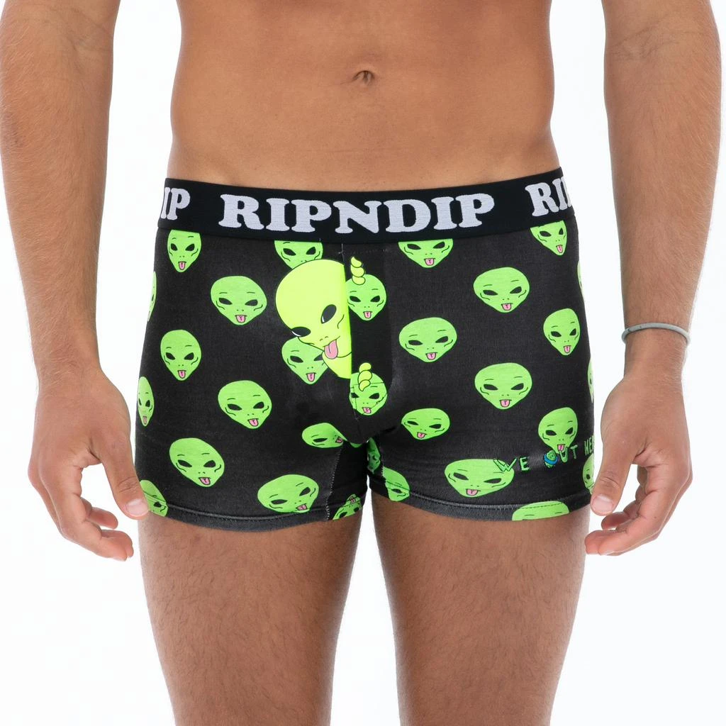 商品RIPNDIP|We Out Here Boxers (Black),价格¥76,第2张图片详细描述