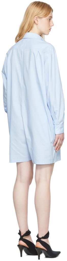 商品MAISON MARGIELA|Blue Cotton Jumpsuit,价格¥1122,第5张图片详细描述