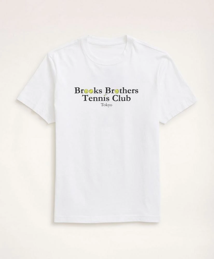 商品Brooks Brothers|Cotton Tokyo Print T-Shirt,价格¥164,第1张图片