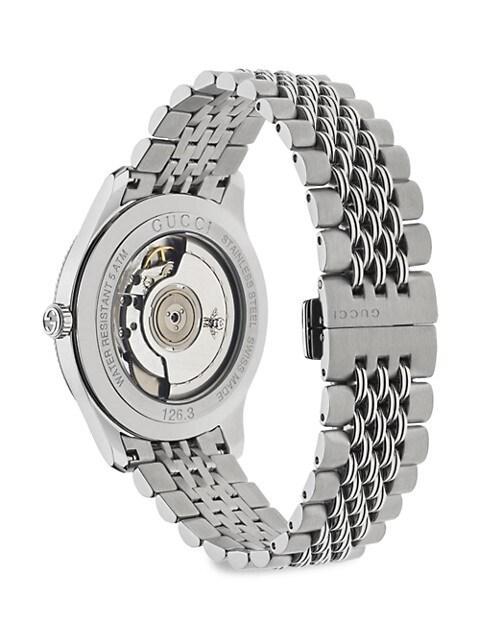 商品Gucci|Stainless Steel Bracelet Watch,价格¥14866,第5张图片详细描述