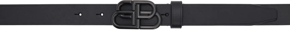 商品Balenciaga|Black Thin BB Belt,价格¥3099,第1张图片