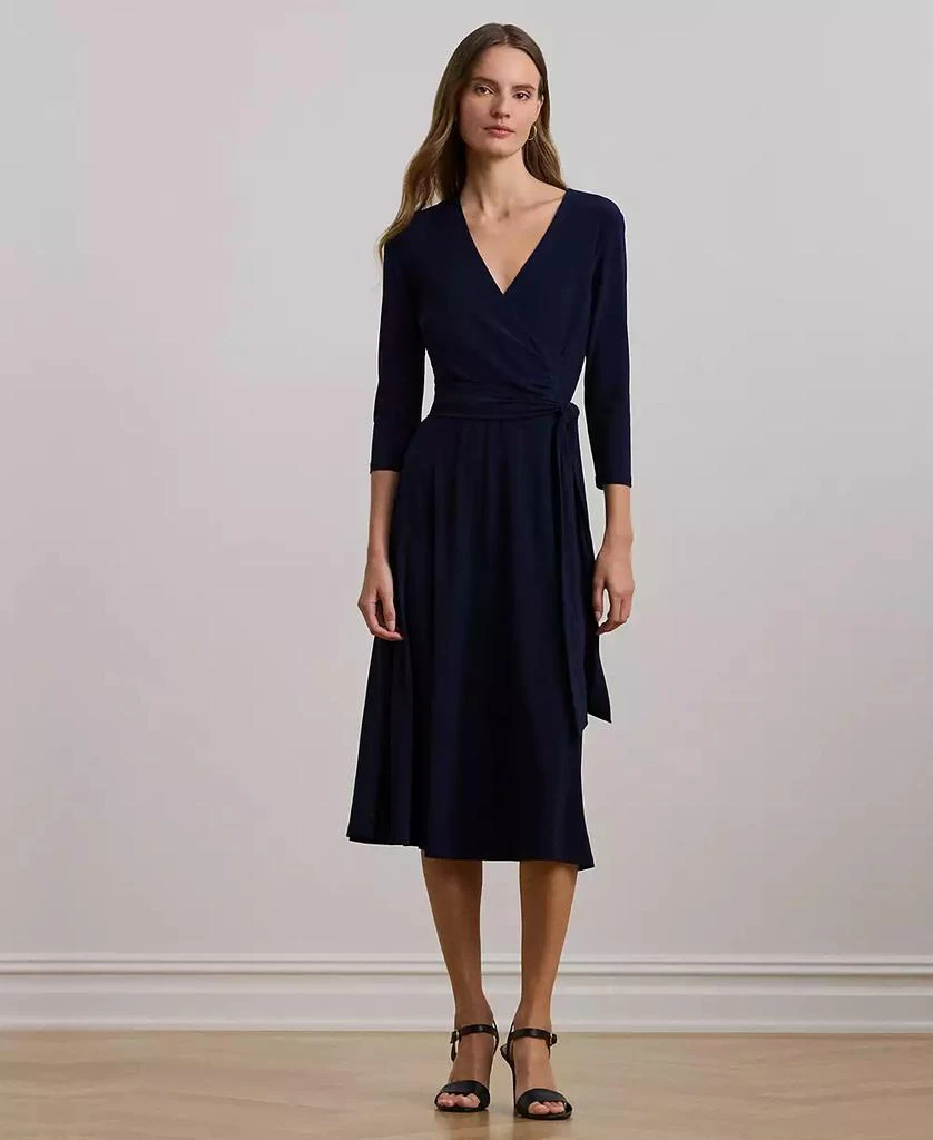 商品Ralph Lauren|Surplice Jersey Dress,价格¥1101,第1张图片