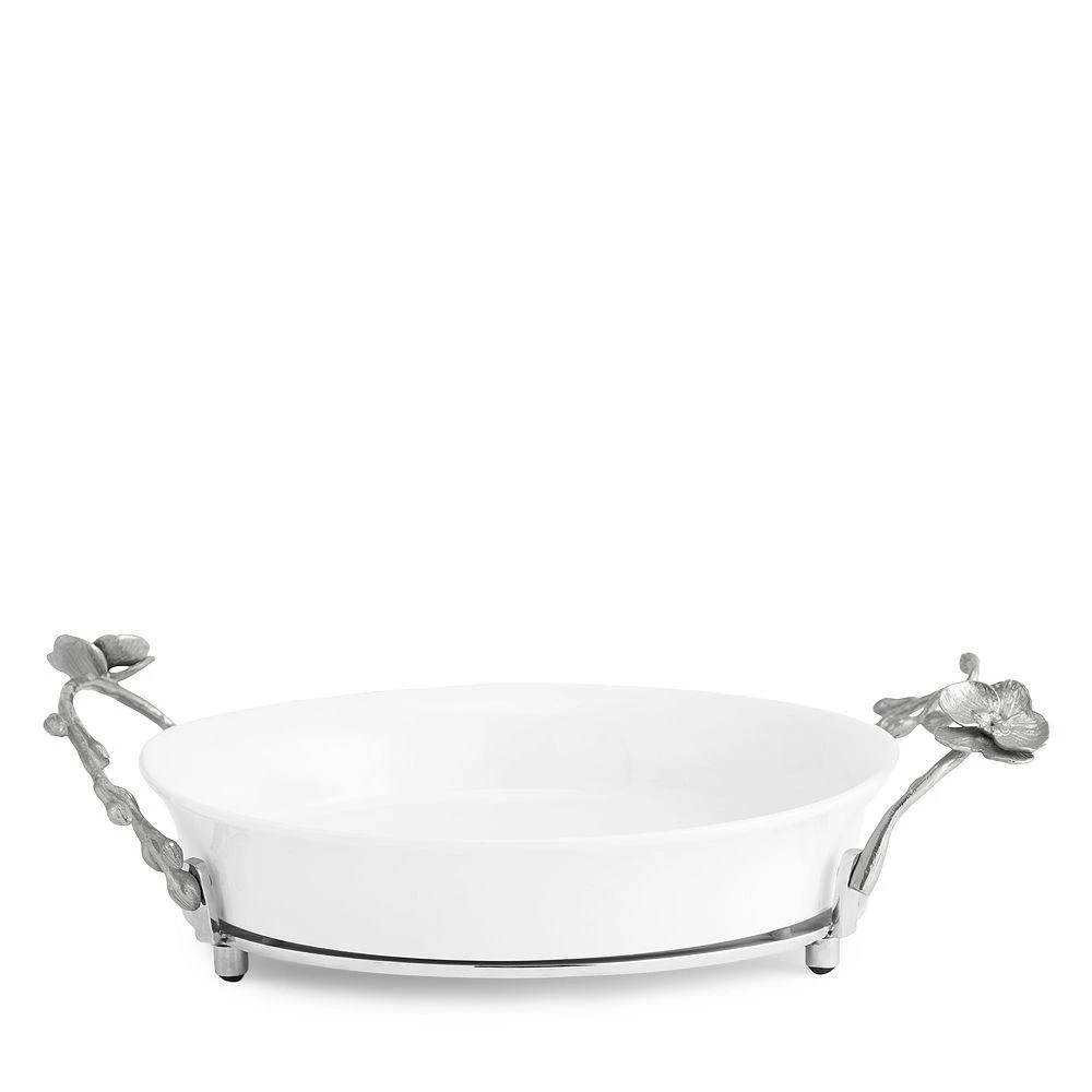 White Orchid Pie Plate 商品