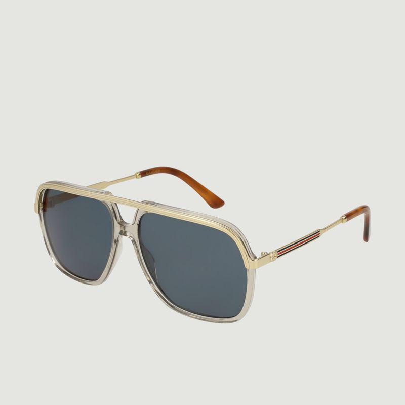 商品Gucci|Aviator sunglasses Multicolor Gucci,价格¥2391,第1张图片