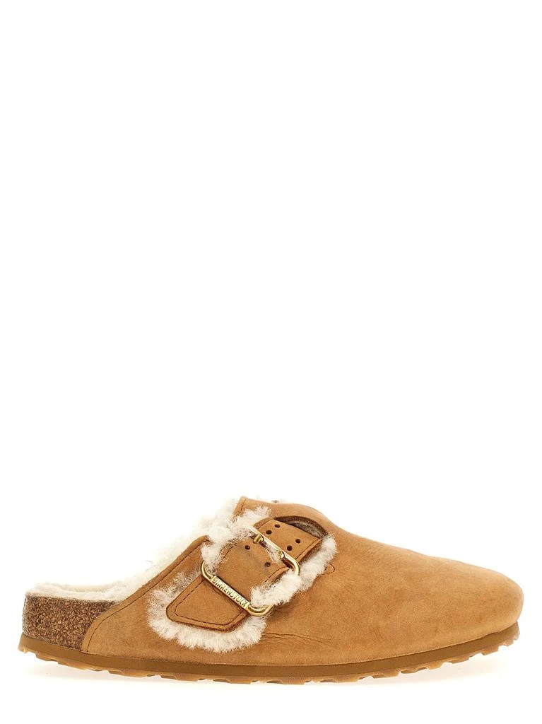 商品Birkenstock|Boston Flat Shoes Beige,价格¥2092,第1张图片