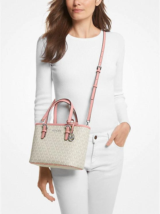 商品Michael Kors|Jet Set Travel Extra-Small Logo Top-Zip Tote Bag,价格¥679,第4张图片详细描述