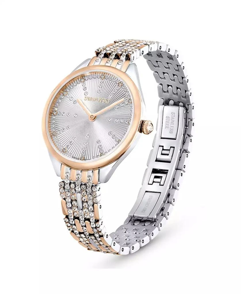 商品Swarovski|Women's Quartz Attract Mixed Metal Watch, Swiss Made 30mm,价格¥1988,第2张图片详细描述