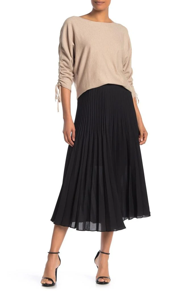 商品Max Studio|Pleated Midi Skirt,价格¥183,第1张图片