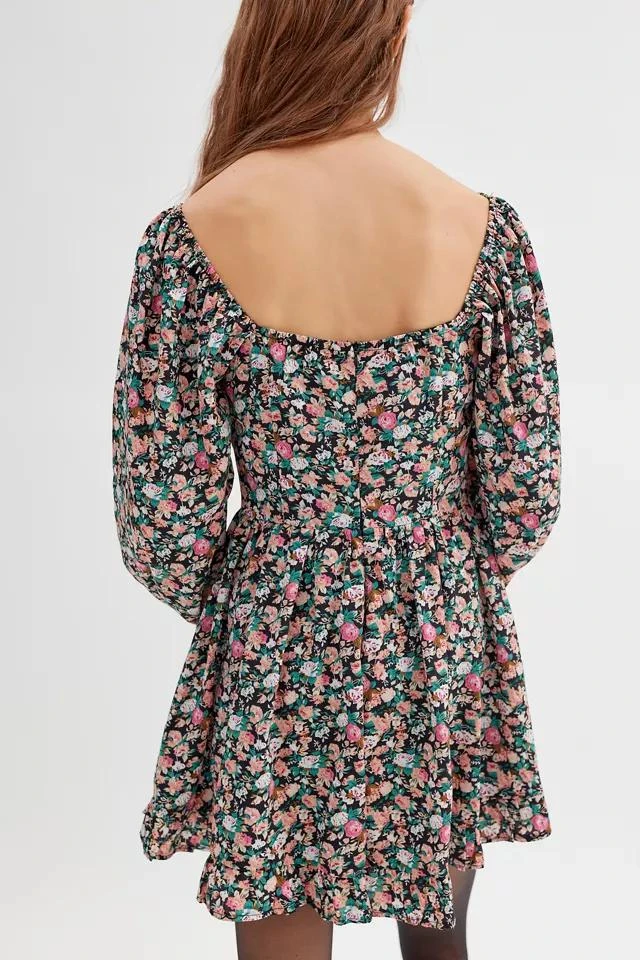 商品Kiss The Sky|Kiss The Sky Floral Long Sleeve Romper,价格¥303,第4张图片详细描述