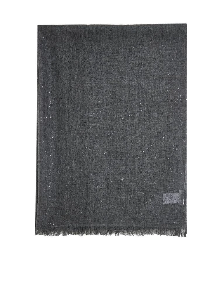 商品Brunello Cucinelli|Brunello Cucinelli Scarves & Wraps in Grey,价格¥6824,第1张图片