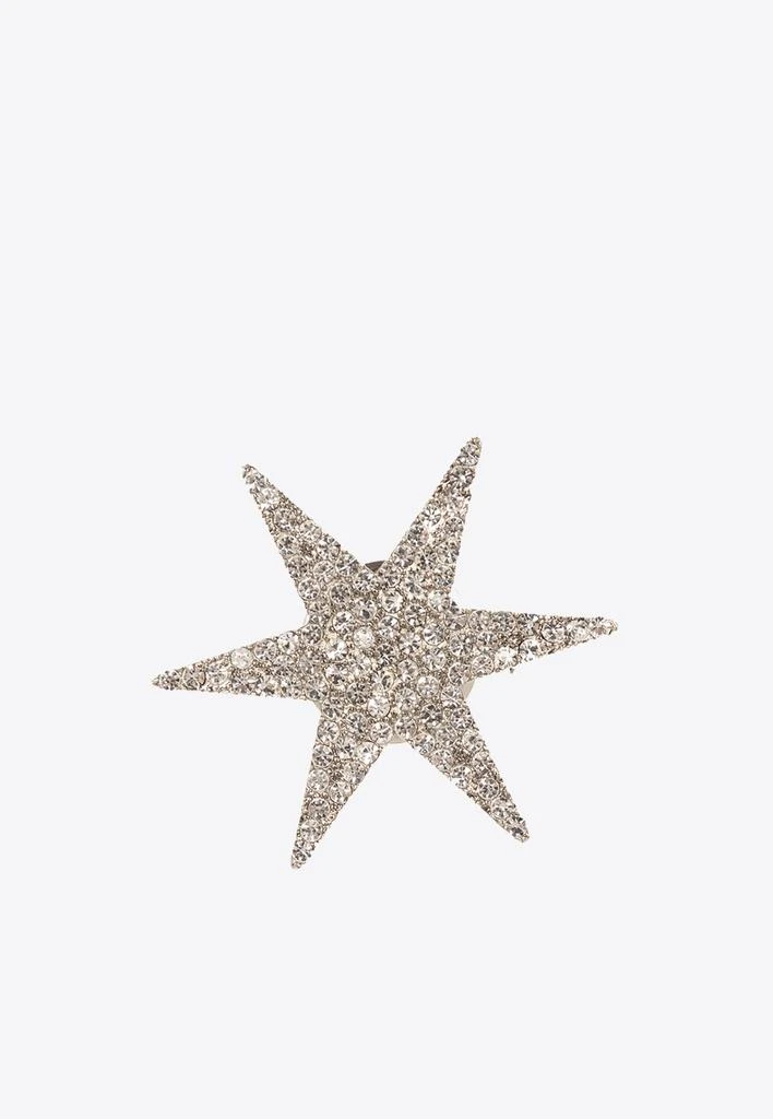 商品Moschino|Star-Shaped Encrusted Pin,价格¥2077,第1张图片