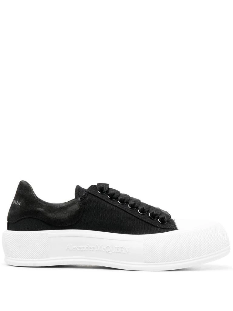 商品Alexander McQueen|Deck lace up plimsoll,价格¥2618,第1张图片