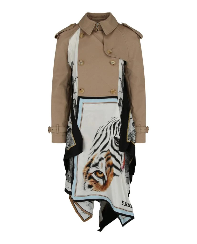 商品Burberry|Scarf-Layer Trench Coat,价格¥9390,第1张图片