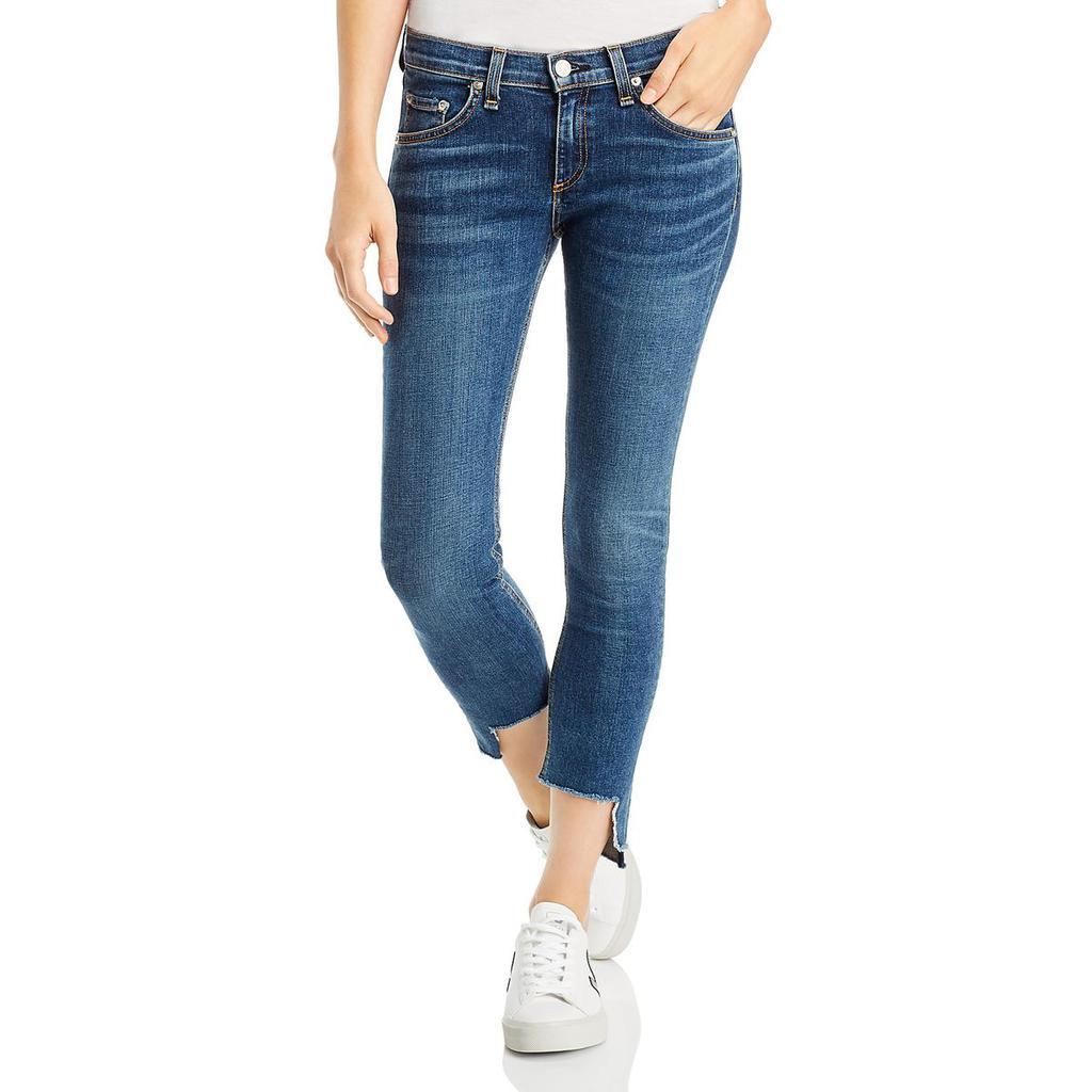 商品Rag & Bone|Rag & Bone Womens Cate Mid-Rise Ankle Skinny Jeans,价格¥261-¥328,第1张图片