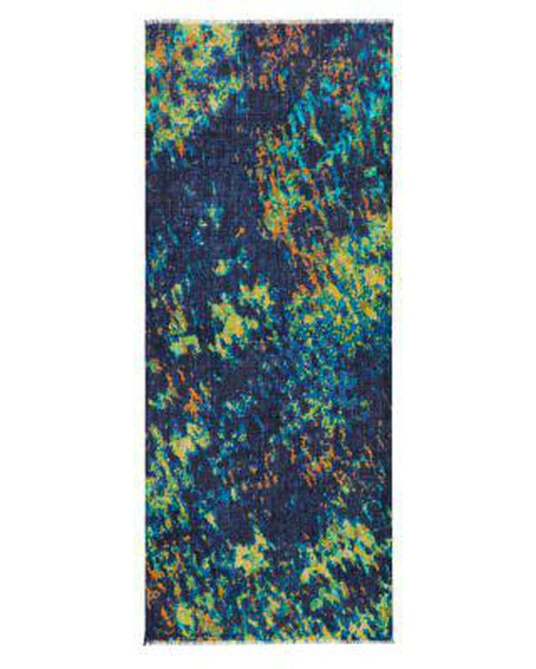 商品AQUA|Distressed Gradient Scarf - 100% Exclusive,价格¥590,第2张图片详细描述