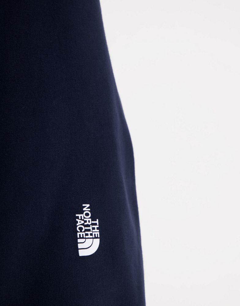 The North Face Heritage Label Polar long sleeve t-shirt in navy商品第3张图片规格展示
