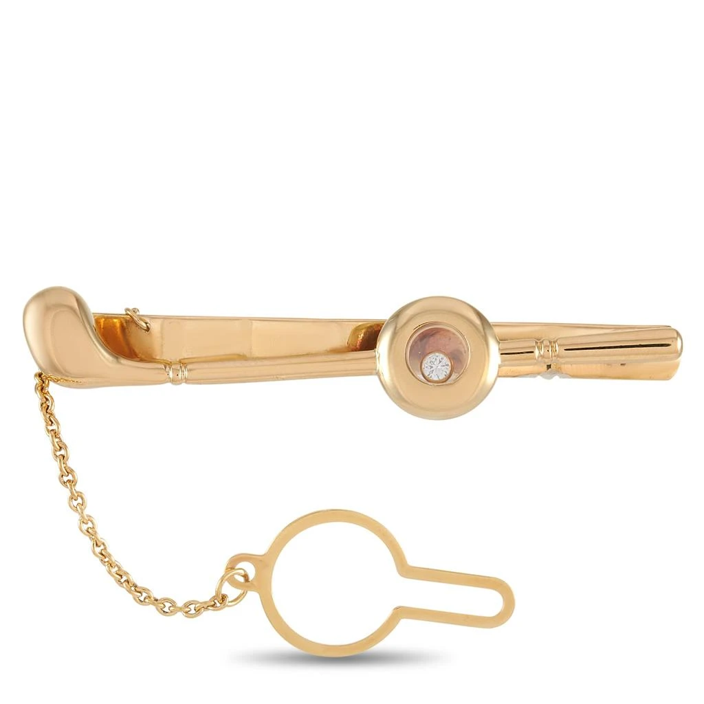商品[二手商品] Chopard|Chopard Happy Sport 18K Yellow Gold Diamond Golf Club Tie Bar,价格¥10781,第1张图片