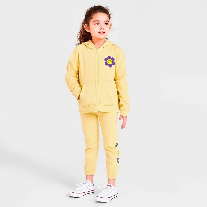 商品Vans|Toddler and Girls' Little Kids' Vans Radically Happy Full-Zip Hoodie,价格¥261,第2张图片详细描述