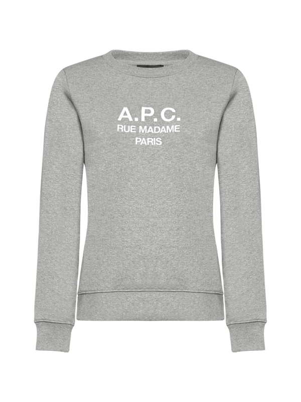 A.P.C. 深灰色女士卫衣/帽衫 COEBHF27561GRIS商品第1张图片规格展示