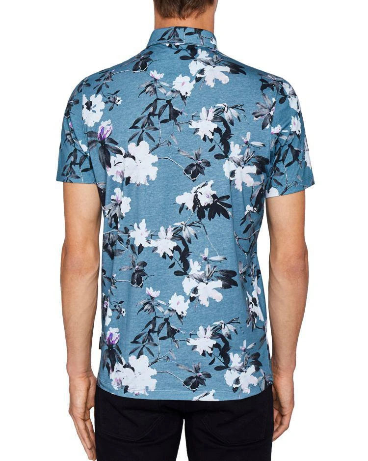 商品Ted Baker London|Scruff Floral Print Regular Fit Polo,价格¥529,第2张图片详细描述