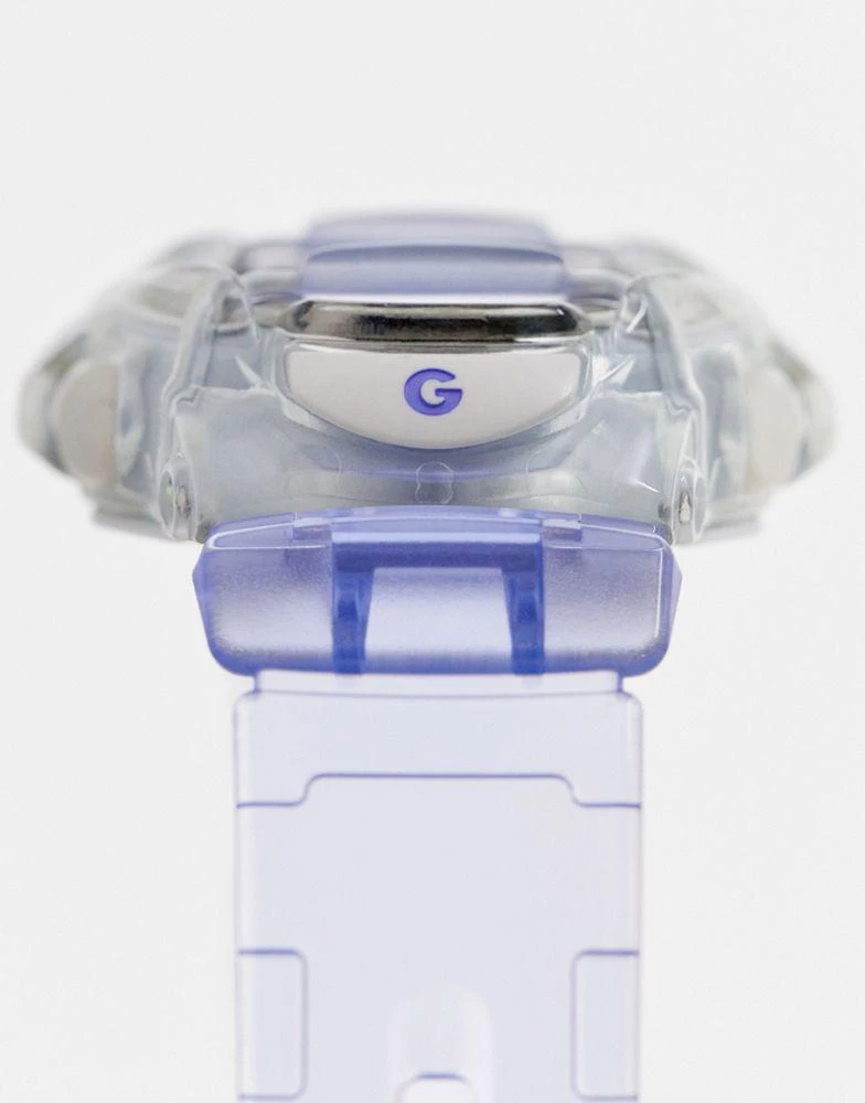 商品Casio|Casio Baby-G womens silicone watch in transparent blue,价格¥554,第3张图片详细描述