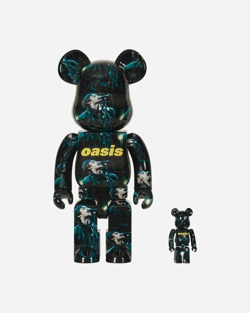 商品Medicom|100%+400% Oasis Knebworth 1996 - Liam Gallagher Be@rbrick Multicolor,价格¥874,第2张图片详细描述
