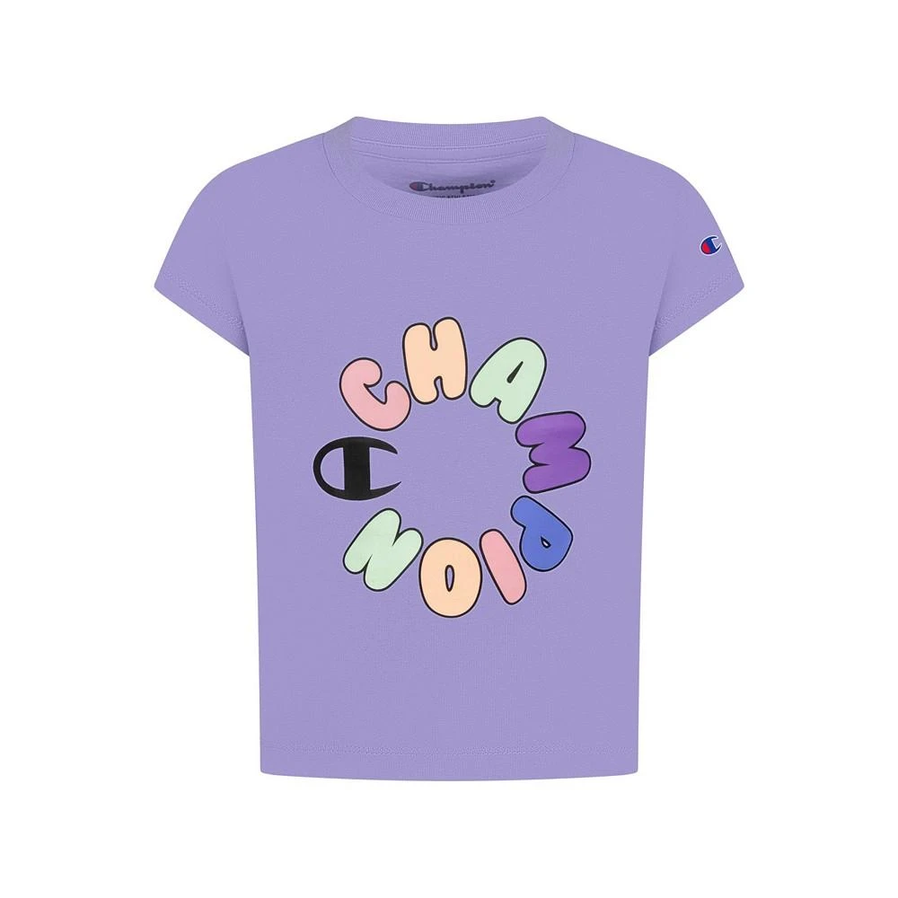 商品CHAMPION|Baby Girls Rainbow Bubble Short Sleeve T-shirt and Leggings, 2 Piece Set,价格¥113,第2张图片详细描述