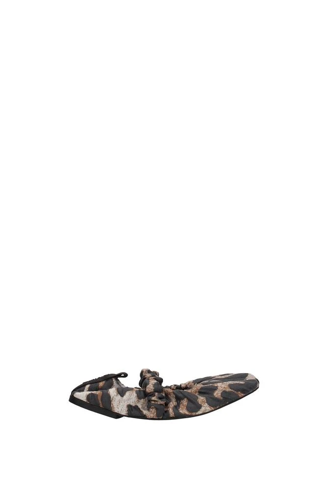 商品Ganni|Ballet flats Fabric Beige Leopard,价格¥993,第1张图片