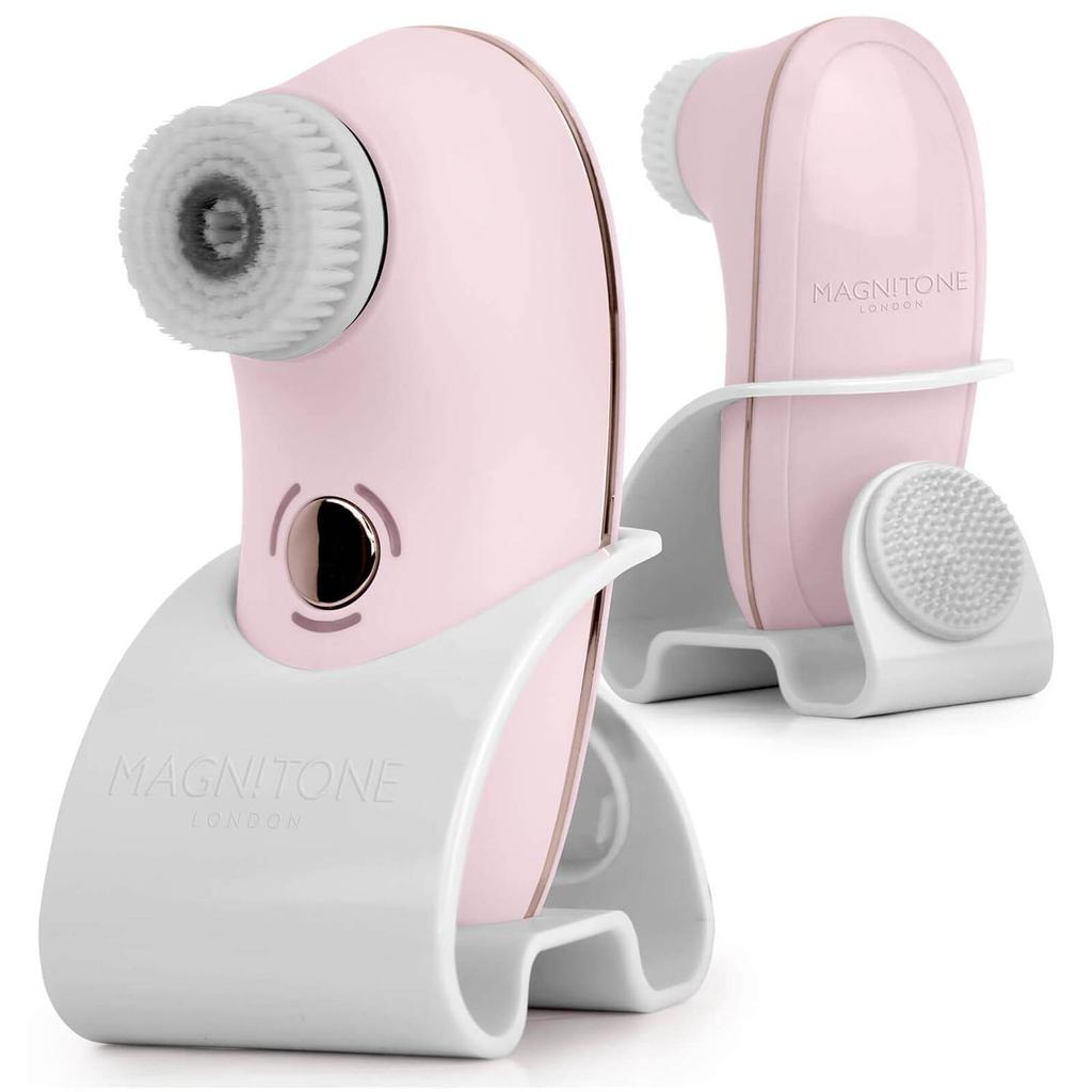 Magnitone London BareFaced 2 Daily Cleansing and Skin Toning Brush - Pink商品第6张图片规格展示