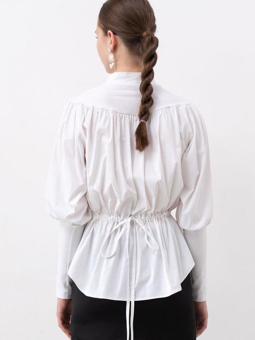 商品MOONTAN|New Gathered-York Shirt_White,价格¥1339,第1张图片