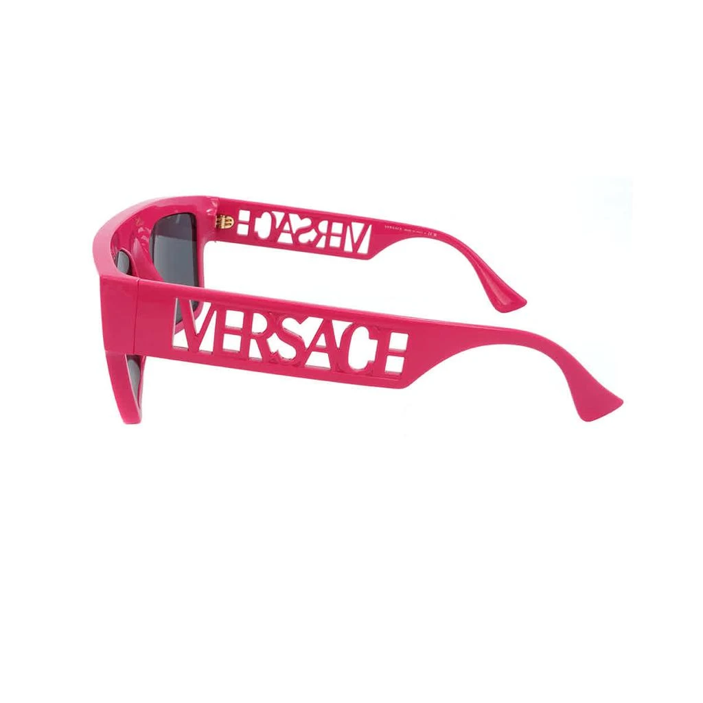 商品Versace|Dark Gray Browline Men's Sunglasses VE4430U 536787 53,价格¥732,第3张图片详细描述