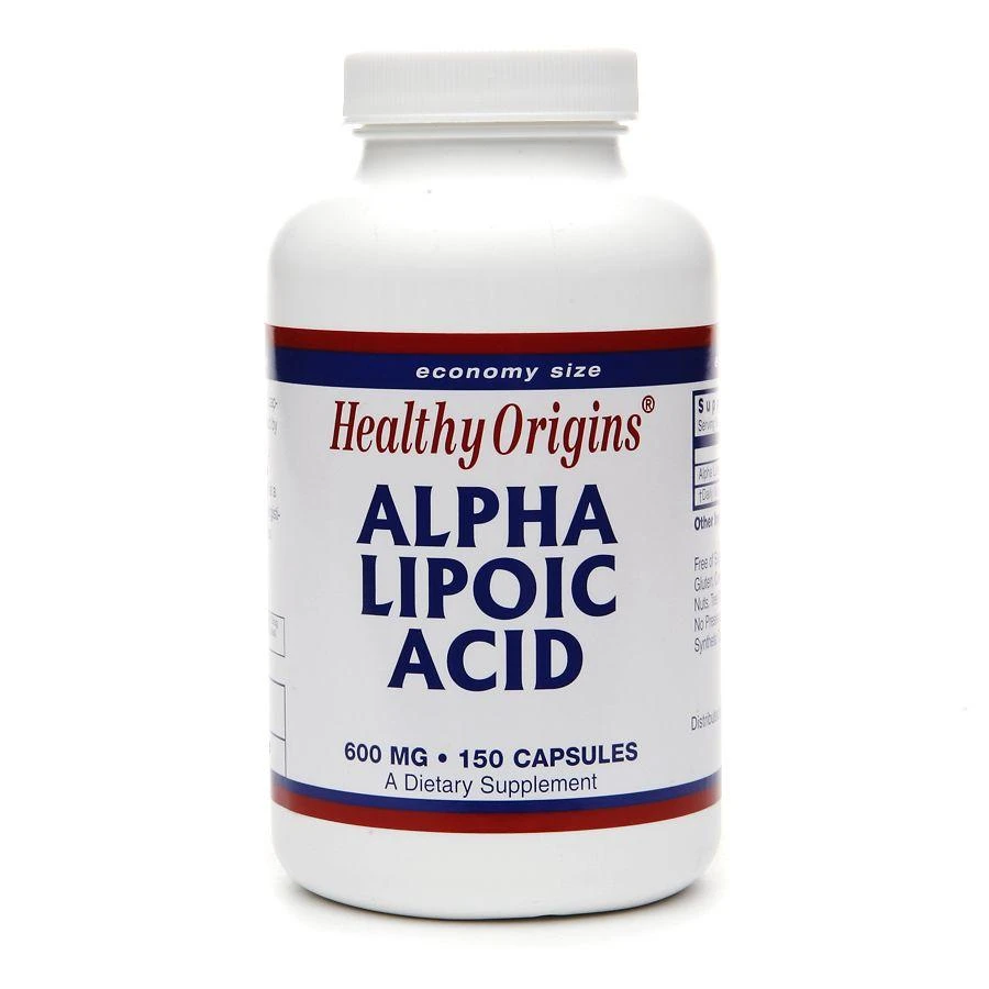 商品Healthy Origins|Alpha Lipoic Acid, 600mg, Capsules,价格¥224,第1张图片