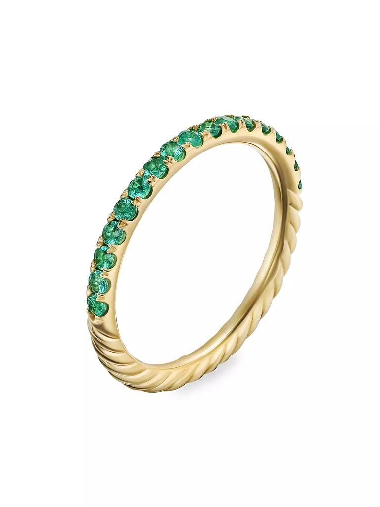 商品David Yurman|Cable Collectibles Stack Ring in 18K Yellow Gold,价格¥10864,第2张图片详细描述