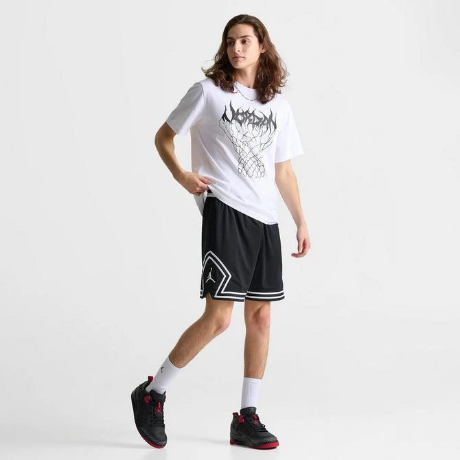 商品Jordan|Men's Jordan Dri-FIT Sport Diamond Basketball Shorts,价格¥372,第2张图片详细描述