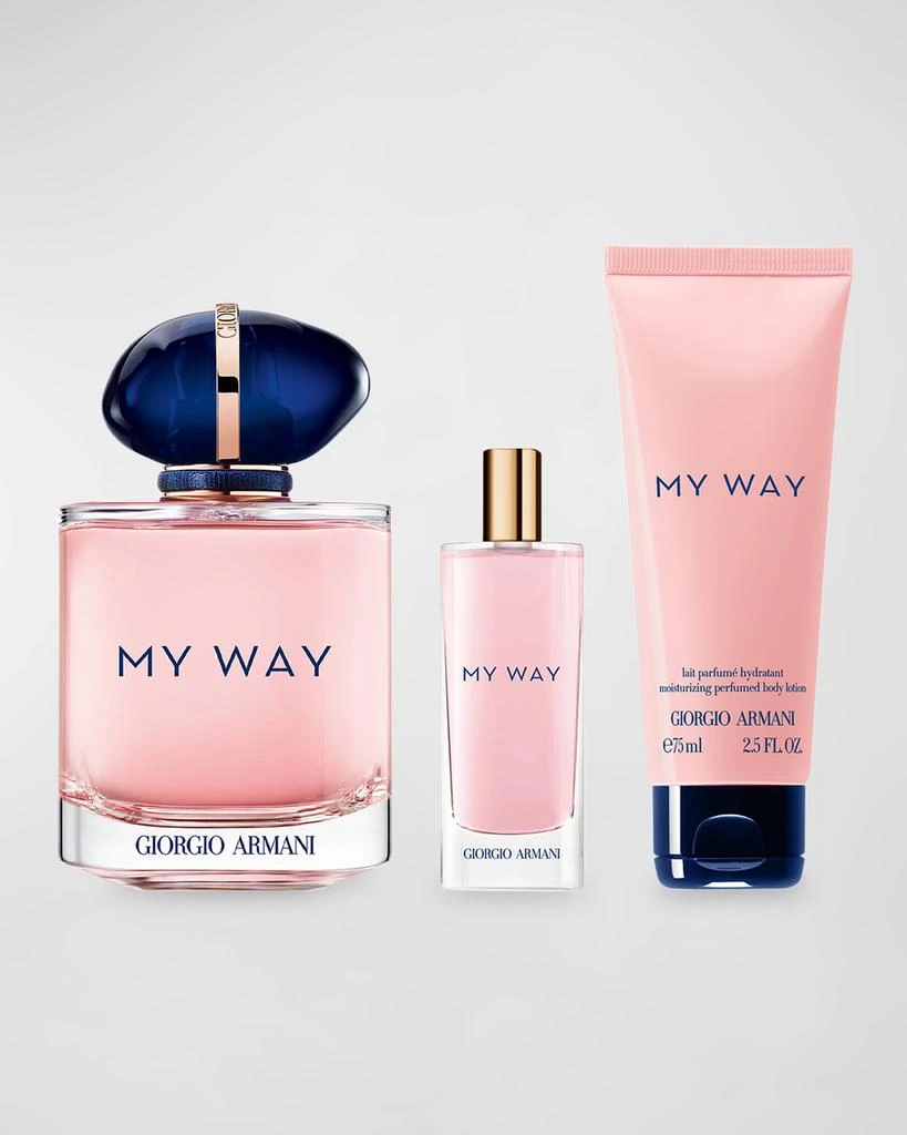 商品Armani|My Way Eau de Parfum 3-Piece Holiday Gift Set,价格¥1143,第2张图片详细描述