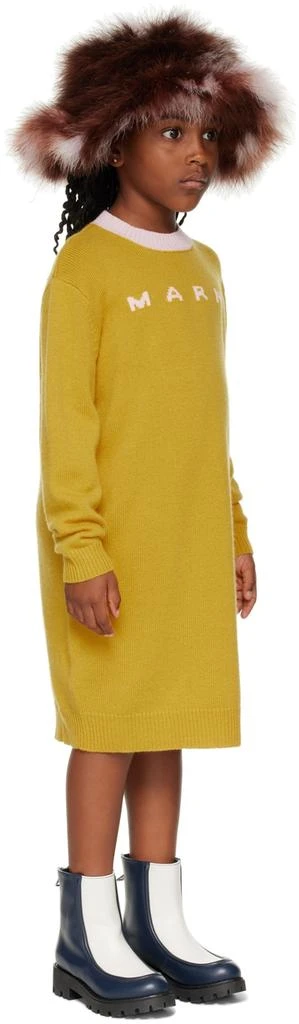 商品Marni|Kids Yellow Logo Dress,价格¥1320,第2张图片详细描述