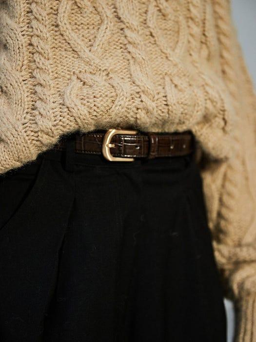 Sofia classic leather belt商品第1张图片规格展示