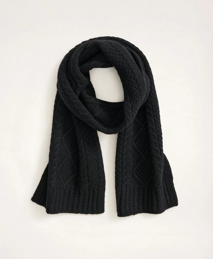 商品Brooks Brothers|Aran Cable Knit Scarf,价格¥469,第1张图片