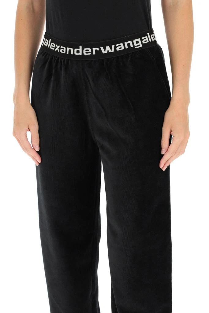 商品Alexander Wang|Corduroy joggers with logo,价格¥1289,第5张图片详细描述