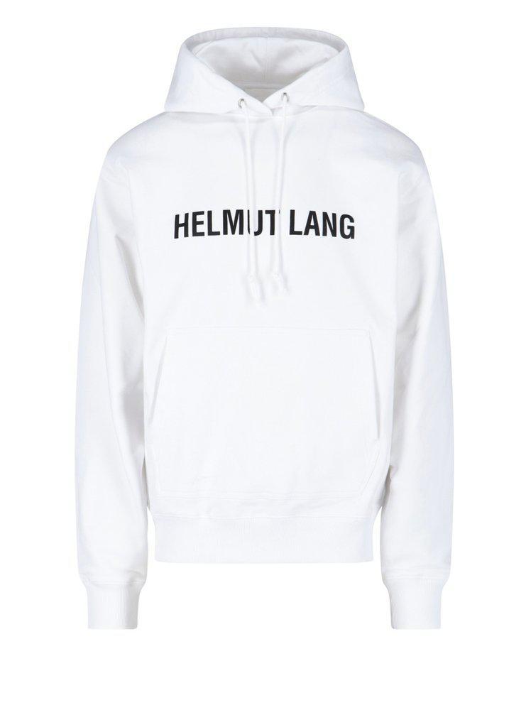 商品Helmut Lang|Helmut Lang Logo Printed Drawstring Hoodie,价格¥1229-¥1425,第1张图片