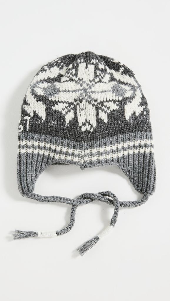 Polo Ralph Lauren Handknit Snowflake Trapper Hat商品第3张图片规格展示
