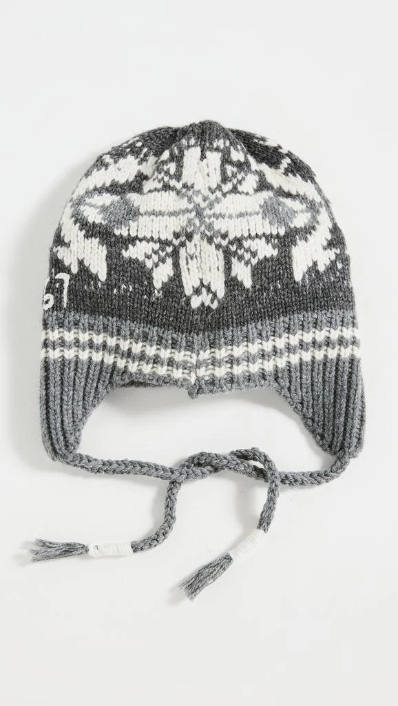 商品Ralph Lauren|Polo Ralph Lauren Handknit Snowflake Trapper Hat,价格¥477,第3张图片详细描述