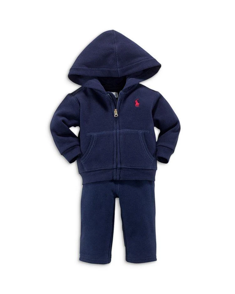 商品Ralph Lauren|Boys' Fleece Hoodie & Pants Set - Baby,价格¥371,第1张图片