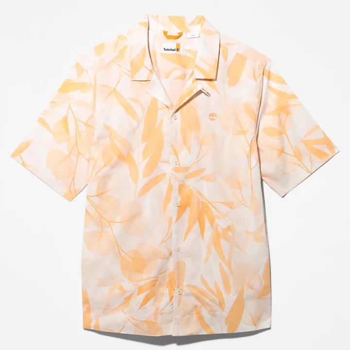 商品Timberland|Organic Cotton Resort Shirt for Men in White,价格¥423,第1张图片