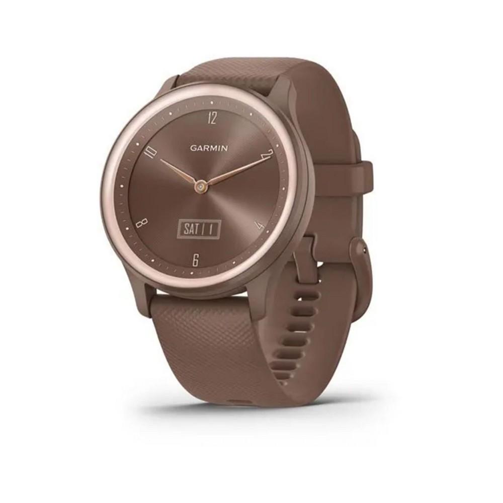 Unisex Vivomove Sport Cocoa Silicone Band with Peach Gold-tone Accents Smart Watch 40mm商品第2张图片规格展示