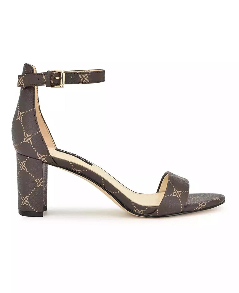 商品Nine West|Women's Pruce Round Toe Block Heel Dress Sandals,价格¥406,第2张图片详细描述