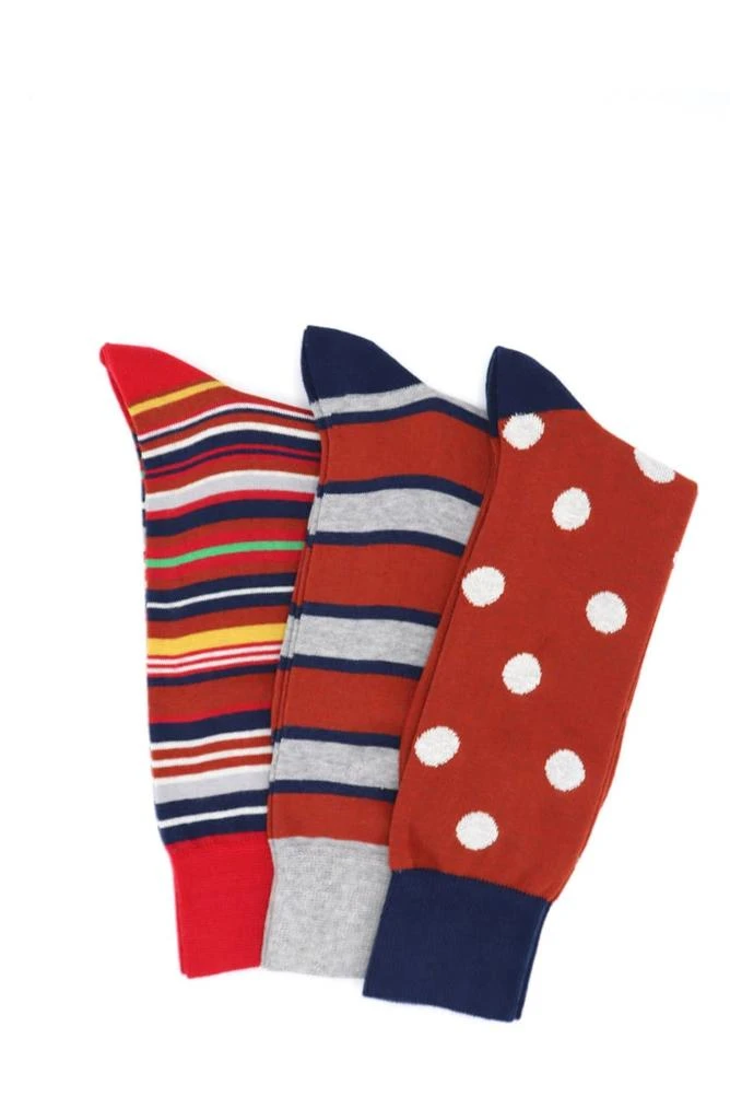 商品Lorenzo Uomo|3-Pack Cotton Crew Socks,价格¥164,第1张图片