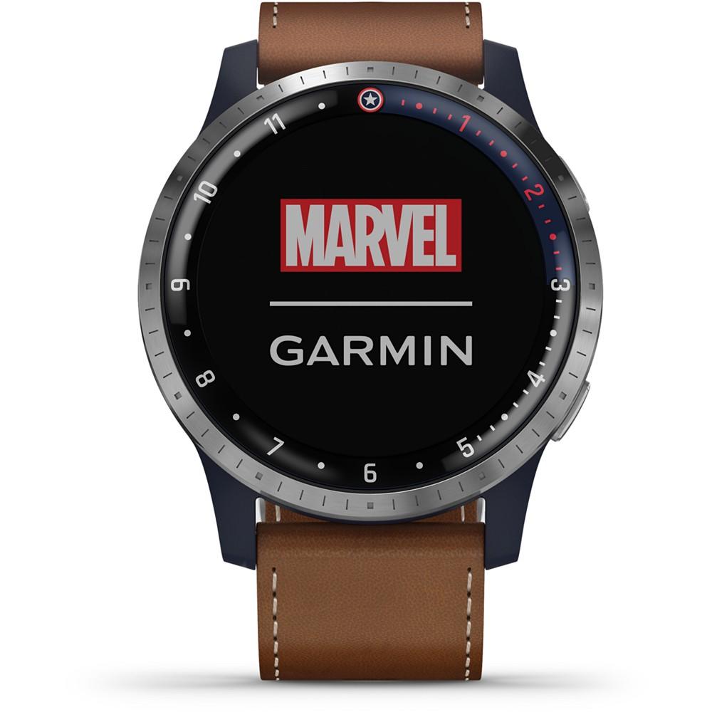 Unisex vivoactive 4 Captain Marvel Brown Silicone Strap Touchscreen Smart Watch 40mm商品第7张图片规格展示
