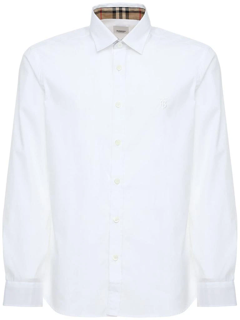 商品Burberry|Sherwood Stretch Cotton Poplin Shirt,价格¥4512,第1张图片